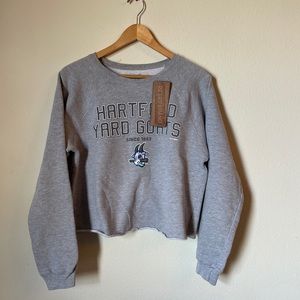 Retro Brand Hartford Yard Goats Vintage logo crop fleece